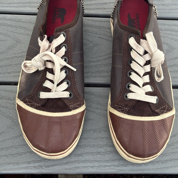 Sorel Mens’s Sentry Low Top Sneakers Brown/Gray Size 10 main image 5